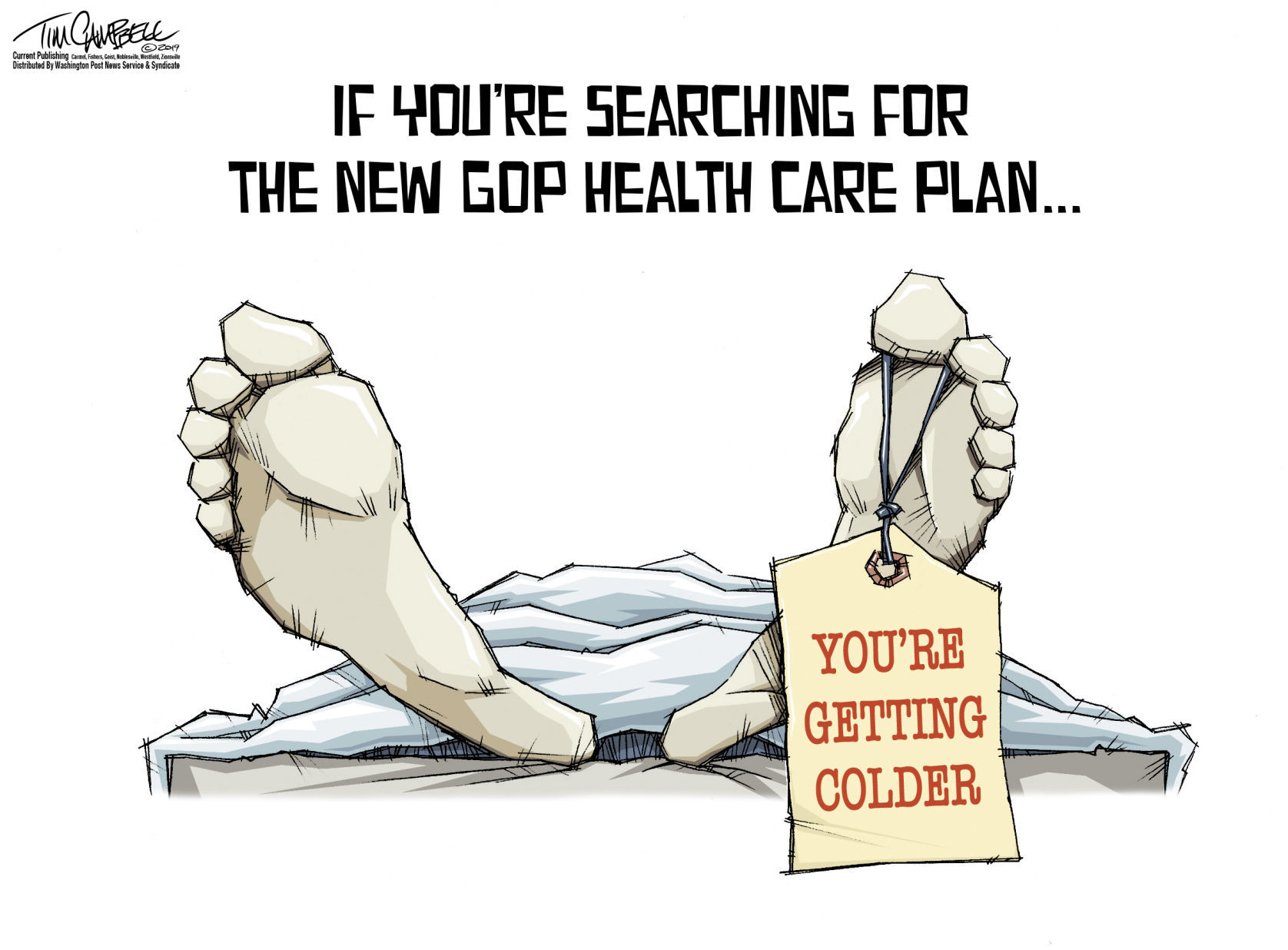 Tim Campbell cartoon